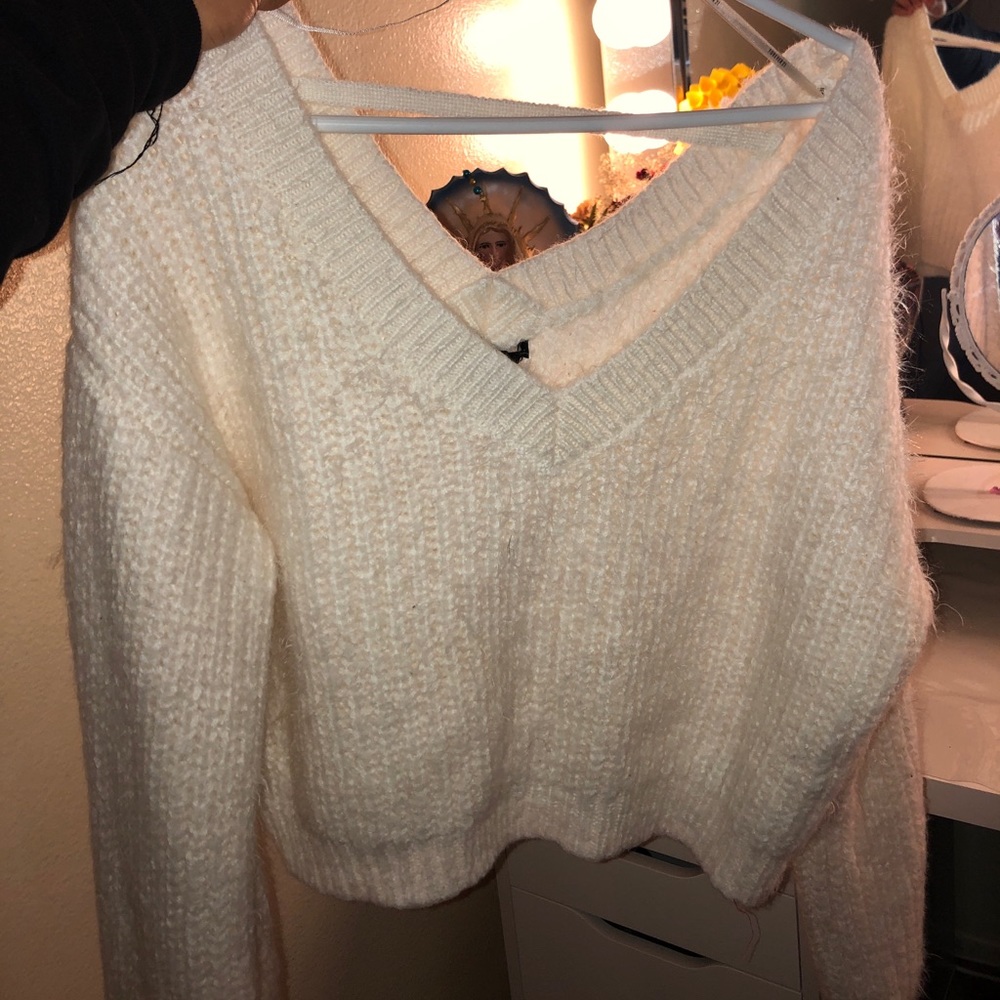 Long white sleeve
